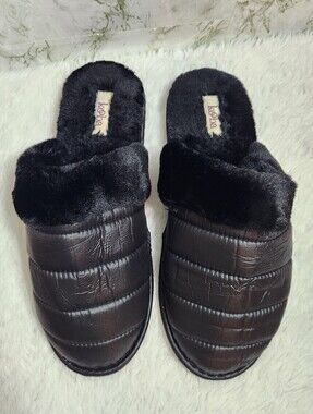 kooba Faux Fur Slippers